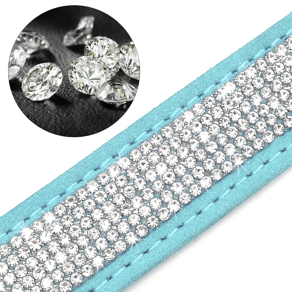 Collier Chien Personnalisé Modèle Strass