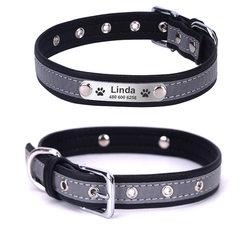 Collier Personnalisable & Réfléchissant PuppySafe™