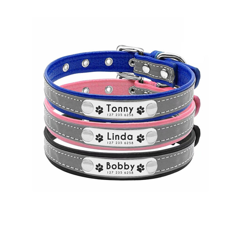 Collier Personnalisable & Réfléchissant PuppySafe™