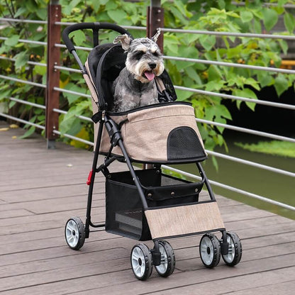 Poussette pour chien pliable et portable ultra-légère