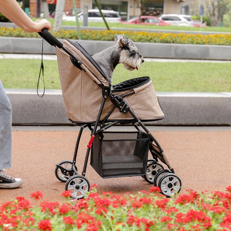 Poussette pour chien pliable et portable ultra-légère